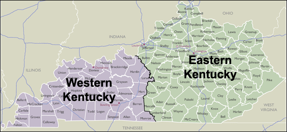List of:  Kentucky Zip Codes by City