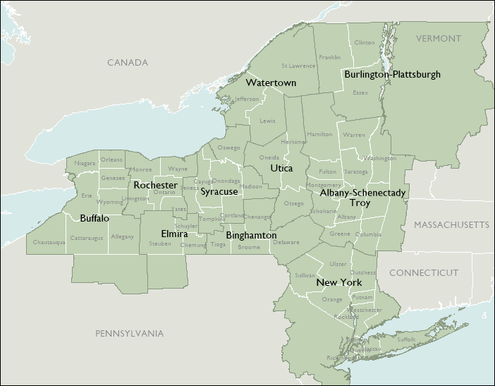 DMR Map of New York