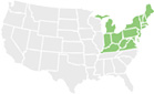 North Eastern US Regional Maps