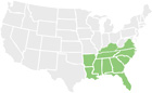 South Eastern US Regional Maps