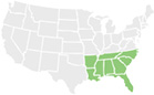 South Eastern US Regional Maps