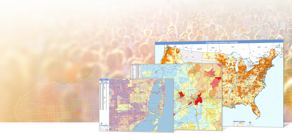 Get demographic maps of any area from US down to ZIP Code.