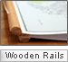 wooden rails