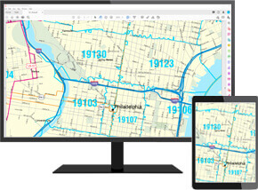 Montgomery County Wall Map Basic Digital Map