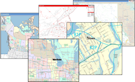 Custom Canada Maps