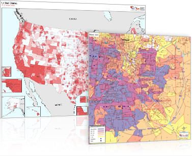 Custom Maps with Demographic Data