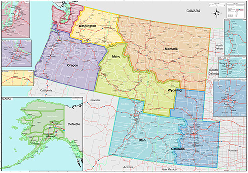 Regional Territory Map