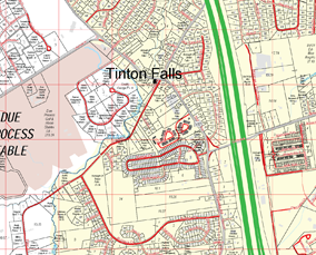 2 acre detail Monmouth, New Jersey