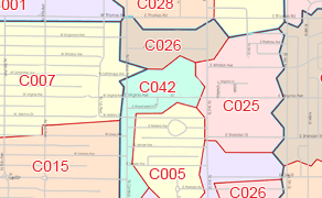 County Carrier Route Maps