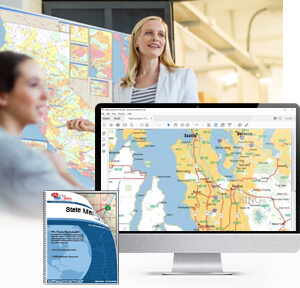 Digital Maps, Wall Maps, and Map Books