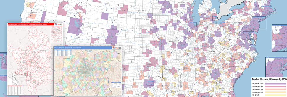 Find More Customers with Metropolitan Statistical Area Maps