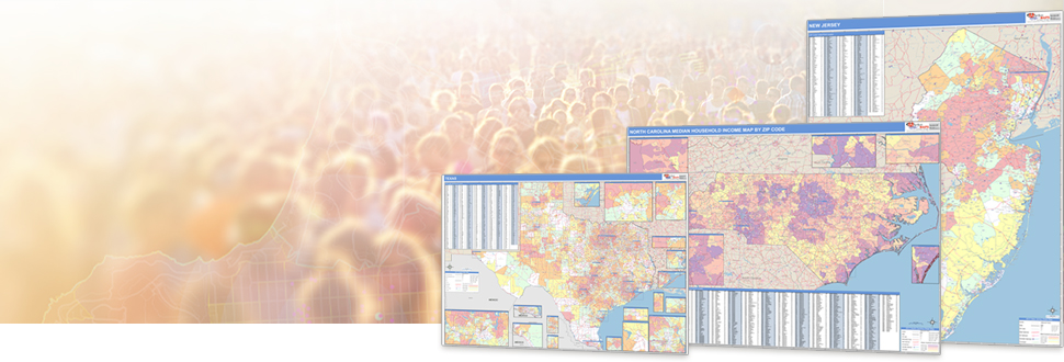 State Maps with Demographic Data