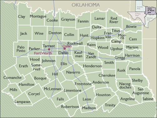 County Zip Code Maps of Texas - Select Your County.