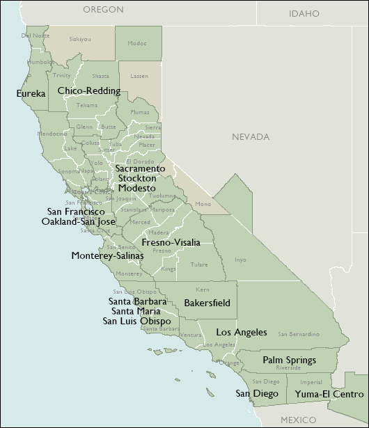 DMR Map of California