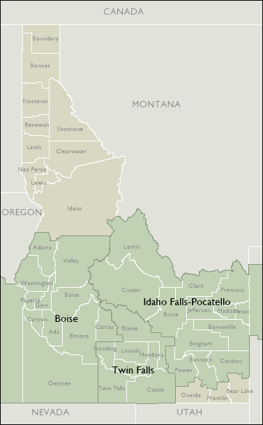 DMR Map of Idaho