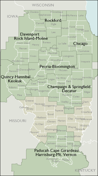 DMR Map of Illinois