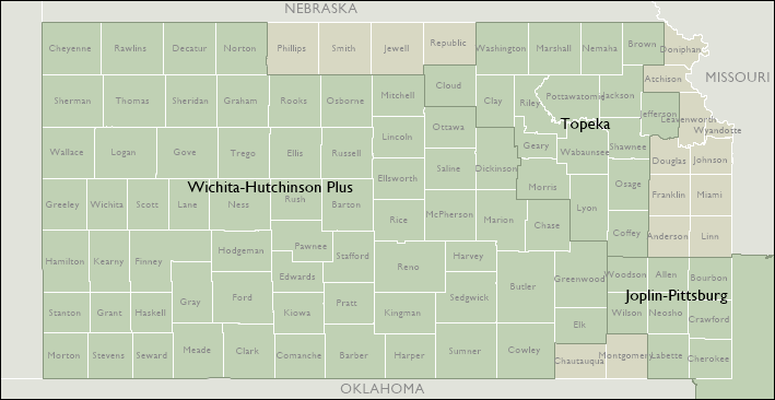 DMR Map of Kansas