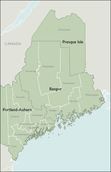 DMR Map of Maine