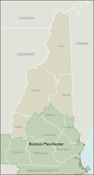 DMR Map of New Hampshire