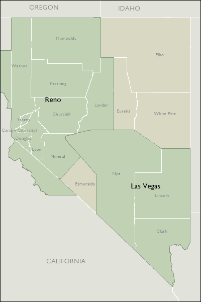 DMR Map of Nevada