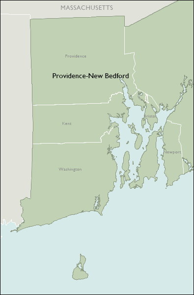 DMR Map of Rhode Island