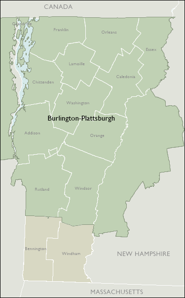 DMR Map of Vermont