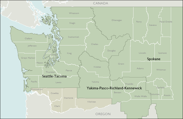 DMR Map of Washington