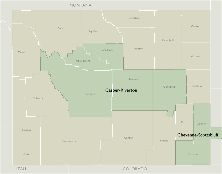 DMR Map of Wyoming