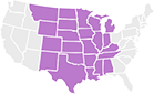 Central US Regional Maps