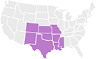 South Central US Regional Maps