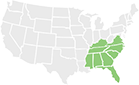 South Eastern US Regional Maps