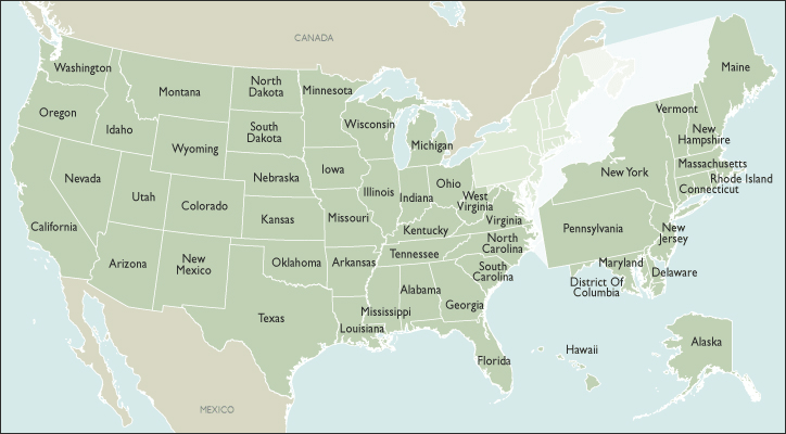 US State Map