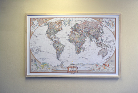 Basic Framed Map Example