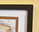 Wooden Mounted Map Thumbnail 1
