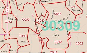 Single Zip Code Maps