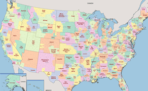 USA Map Books