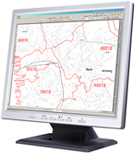 Biloxi-Gulfport DMR Digital Map Red Line Style