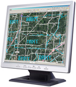 Cedar Rapids-Waterloo-Iowa City & Dubuque DMR Digital Map Satellite ZIP Style