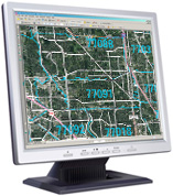 Comal County Wall Map Satellite ZIP Style