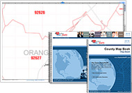 British Columbia Province Wall Map Red Line Style
