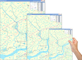 Hagerstown-Martinsburg Metro Area Wall Map Basic Report Map