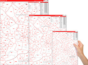 Dalton Metro Area Wall Map Red Line Report Map