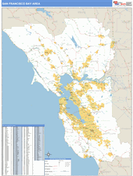 Bay Area City Map Book Basic Style