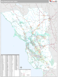 Bay Area City Map Book Premium Style