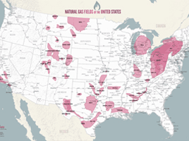 Natural Gas Fields of the United States